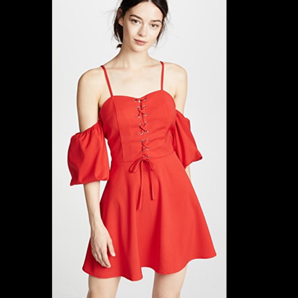 XS J.O.A. Red dress